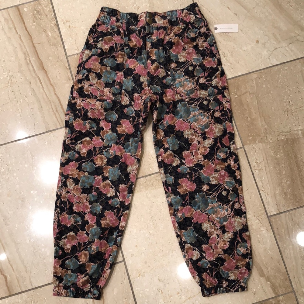 HOST PICK ⭐️ Anthropologie NWT Anisa floral corduroy joggers - Picture 15 of 16